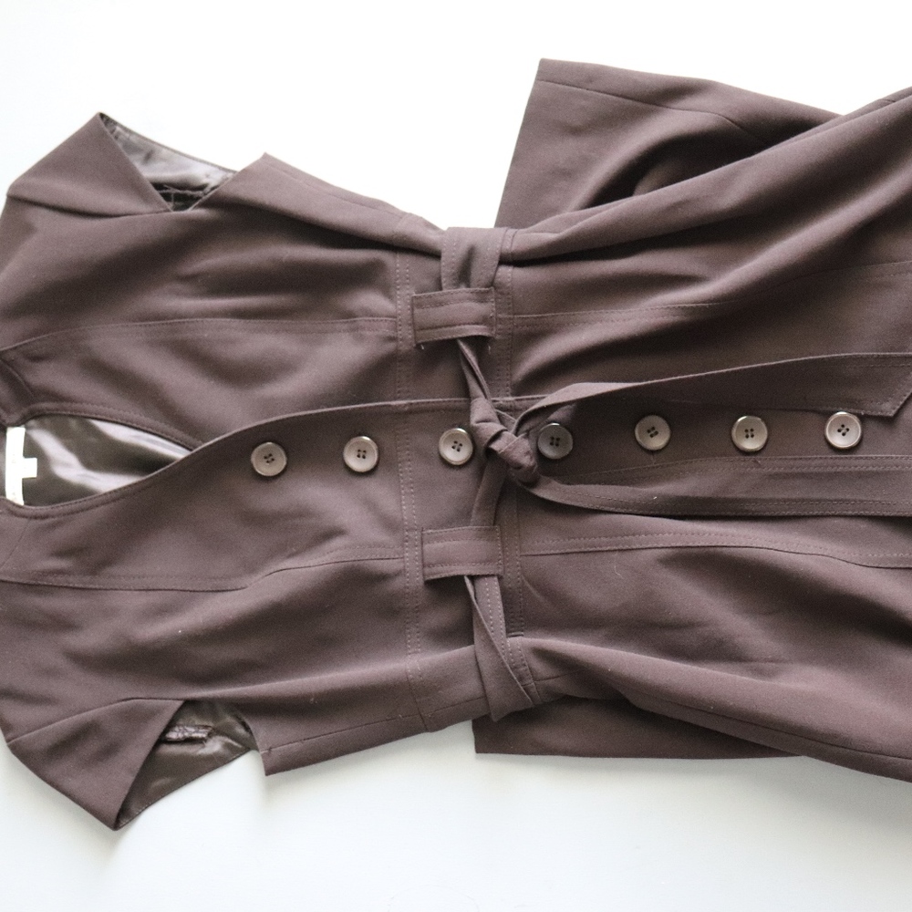 Women's Size 8 Black Button Down Dress